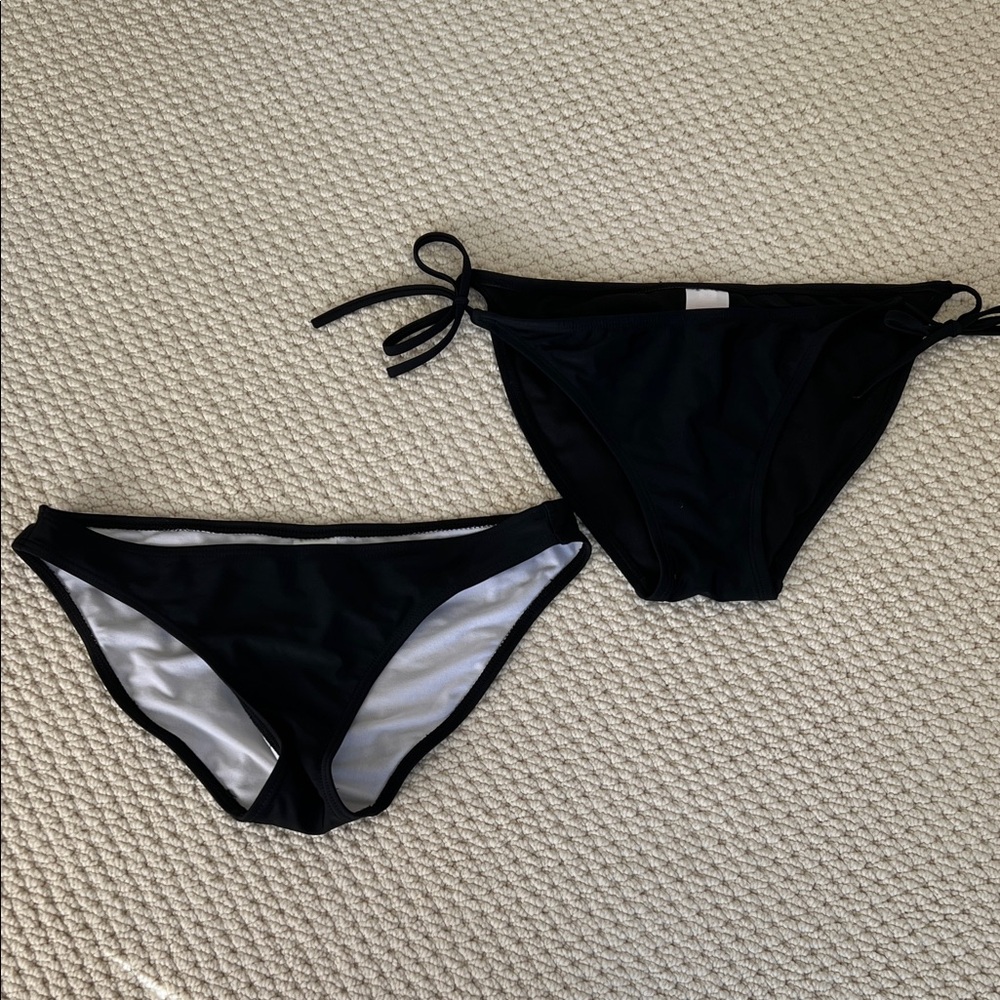 NWOT set of two Xhilaration bikini bottoms - one size Medium, one size Large